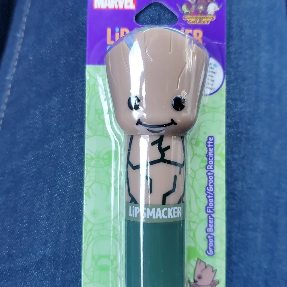 Marvel Groot beer float‎ lip smacker new 2pack